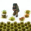 Woohome 32 PCS Miniature Grass Cluster, Yellow Static Grass Tuft Model Vegetation Groups Static Grass Tufts for DIY Model Train Landscape Railroad Scenery Grass Tufts Flower, Style 10 view 4