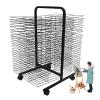 ZFUCMAYL Art Drying Rack,Drawing Paper Drying Rack,Metal Classroom Drying Rack,Space Saving Suitable for Art Classroom Studio and Homes(50th Tiers) view 1