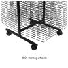 ZFUCMAYL Art Drying Rack,Drawing Paper Drying Rack,Metal Classroom Drying Rack,Space Saving Suitable for Art Classroom Studio and Homes(50th Tiers) view 4