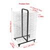 ZFUCMAYL Art Drying Rack,Classroom Drying Rack,Floor-Standing Drawing Paper Drying Rack,40th Tiers Space Saving Suitable for Classrooms Offices and Homes view 2