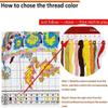 Aiorkeng Cross Stitch Kits Stamped Full Range of Embroidery Starter Kits for Beginners DIY 11CT 3 Strands-Printed kit Twelve Months (Printed) 1520.1 inches view 4