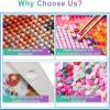 5D Diamond Painting Kits Cat Animal DIY Diamond Art for Paint by Number for Adults 40x60in Full Drill Round Dots Gem Arts & Crafts Painting Supplies, for Home Wall Art Decor 100x150cm W-3977 view 4