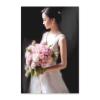 NSUAJOF Bride with Flowers Diamond Painting Kits DIY Full Round Drill Soft Canvas Personalized Design, Wedding Dress 5D Art - Exquisite Home Wall Decor & Great Gift for Others 16x20 Inch view 1