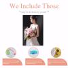 NSUAJOF Bride with Flowers Diamond Painting Kits DIY Full Round Drill Soft Canvas Personalized Design, Wedding Dress 5D Art - Exquisite Home Wall Decor & Great Gift for Others 16x20 Inch view 3