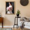 NSUAJOF Bride with Flowers Diamond Painting Kits DIY Full Round Drill Soft Canvas Personalized Design, Wedding Dress 5D Art - Exquisite Home Wall Decor & Great Gift for Others 16x20 Inch view 4