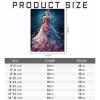 NSUAJOF Flower Fantasy Dress Diamond Painting Kits 5D Full Round Drill - Adult Beginner's Primary Wedding Dress DIY Painting, for Home Wall Decor & Gifts for Family and Friends 12x16 Inch view 2
