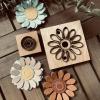 Die Cutting Mold Cut Shapes with Professional Stitch Hole Tool Leather Craft Flower view 2