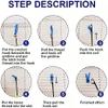 Cartoon Fatty Penguin Latch Hook Rug Kits for Kids Beginner Easy Printed Canvas Crochet Yarn Embroidery Mini-Carpet Hook and Latch Kit Children Handmade Craft 30x30cm view 4