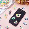 SUNNYCLUE 80PCS Resin Rainbow PVC Shoe Charms Soft Kawaii Cute Cartoon Colorful Cloud Cabochon Charms Bulk for Jewelry Making Scrapbooking Embellishments Cellphone Case DIY Supplies view 4