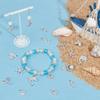 SUNNYCLUE 40Pcs 10 Styles Sea Animal Charms Silver Ocean Charms Bulk Alloy Rhinestone Sea Life Fish Starfish Seashell Animals Charm for Jewelry Making Charms Necklace DIY Crafts Earring Crafts Women view 4