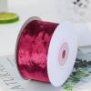 NEREIDS NET Velvet Wired Ribbon 1.5 Inch Metallic Crushed Velvet Christmas Ribbon for Gift Wrapping Decoration Christmas Tree Decoration Crafts Bow Wreaths Supplies 10 Yards Red view 2