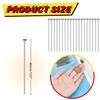 Qimoo 500Pcs Flat Head Pins for Jewelry Making, Stainless Steel Jewelry Head Pins Length 1.57"/40MM Flat Headpins for DIY Craft Bead Earring Necklace view 2