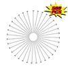 Qimoo 500Pcs Flat Head Pins for Jewelry Making, Stainless Steel Jewelry Head Pins Length 1.57"/40MM Flat Headpins for DIY Craft Bead Earring Necklace view 3