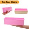 Premium Soap Making Kit with 42oz Silicone Molds & Wooden Box & Two Cutter, Complete Crafting Set for Pour or Cold Process Soap, by GNIEMCKIN view 4