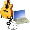 RKEBK USB Interface Male to 6.35mm 1/4 Mono Male Electric Guitar Cable Computer Audio Connector Cord Adapter for Music Instrument view 1