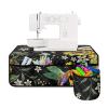 GLENLCWE Hummingbird Sunflower Flower Sewing Machine Pad for Table,Sewing Machine Muffling Mats with 4Pockets,Durable Sewing Machine Dust Cover Non Slip Pads Washable view 2