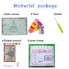 White Snow Christmas Pine Tree Latch Hook Rectangle Rug Kits for Adults Needle Crochet Yarn Kits Embroidery Carpet Hook and Latch Kit Floor Mat Tapestry Christmas Home Decoration 40x60cm(10) view 2
