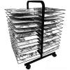 THEGA Double Sided Drying Rack - Art Drying Rack, 26-Shelf Mobile Drying Painting Racks, Metal Artwork Storage Display Rack, Mobile Metal Art Storage Rack, Paint Drying Rack view 1