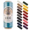Gudebrod Waxed Thread 3ply Made in USA 500ft (152.4m) Spool 0.38mm (0.015in), Turquoise view 1