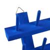 NW Colorful Wooden Thread Holder Sewing & Embroidery Rack with Hanging Hooks (Blue #2) view 2
