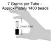 3 Pack - 21 Grams - Miyuki Delica Seed Beads, Size 11/0, Silver Lined Crystal DB041-3 Tubes of 7 Grams Each view 4