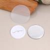 100Pcs Badge Film, Clear Film for Round Badge Button, Transparent Badge Protective Film, Transparent Film for Badge Maker Machine Clip Pin Button Parts, DIY Button Maker (58MM) view 4