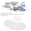 100Pcs Badge Film, Clear Film for Round Badge Button, Transparent Badge Protective Film, Transparent Film for Badge Maker Machine Clip Pin Button Parts, DIY Button Maker (44MM) view 3