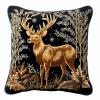 NineTribe Basics Gold Deer Latch Hook Pillow Kit Set 17 x 17 Inch view 1