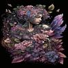 DIY Diamond Painting Kits,Beautiful Flower Fairy-Paint with Diamond Full Drill for Parents-Children Interaction,Wall Decor 12x8 Inch view 1