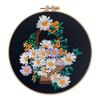 PHEZEN Ribbon Embroidery Stitch Practice Kit, Embroidery Kit for Adult Beginners, Include Embroidery Cloth Hoops Threads for Craft Lover with Embroidery Skill Techniques Type 2 view 1