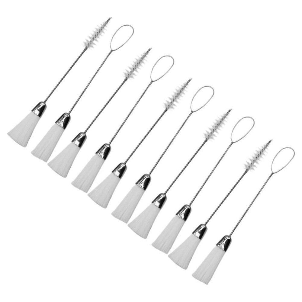 EXCEART 10pcs Portable Keyboard Cleaning Brush for Sewing Machine Compact Dust Removal Tools for Home Use Durable Double-Head and Single-Head Design for Easy Cleaning