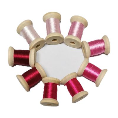 9 spools 100% Natural Mulberry Silk Handmade Embroidery Floss Thread 20-22m per Color No. 39