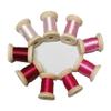 9 spools 100% Natural Mulberry Silk Handmade Embroidery Floss Thread 20-22m per Color No. 39 view 1