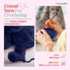 Angora Love (4-Skeins Pack) 20% Wool 80% Acrylic - Wool Yarn for Crocheting - Lace Weight #1 Fingering & Socks Yarn (4 x 3.52 oz) / (4 x 601 Yds) - Navy Blue view 2