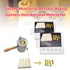 TsoLay Beeswax Melting Pot, Beeswax Melter, Beeswax Pouring Pot with a Royal Jelly Cup Molds, Pouring Spout Design Easy to Pouring, Humanized Design, for Candle Making and Beekeeping view 2