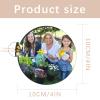 50 PCS Sublimation Coasters Blanks Bulk, 4x4 Inch Round Blank Cup Mat Rubber for Sublimation Transfer Heat Press Printing DIY Crafts view 2