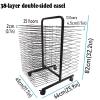 Art Drying Rack Painting Craft Artwork Canvas Storage, Drying Racks,5 Sizes Mobile Art Drying Rack, Classroom Studio Homeing Drying Rack for Kids, Artists, Double Sided Art Rack Storage Organizer on W view 2