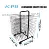 Art Drying Rack Painting Craft Artwork Canvas Storage, Drying Racks,Art Drying Rack, Mobile 26/38/50 Shelves Drying Rack on Wheels, Metal Power Coated Design Artwork Storage Display Rack for Classroom view 2