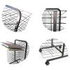 Art Drying Rack Painting Craft Artwork Canvas Storage, Drying Racks,Art Drying Rack, Mobile 26/38/50 Shelves Drying Rack on Wheels, Metal Power Coated Design Artwork Storage Display Rack for Classroom view 4