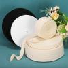uxcell Twill Tape, 1Pcs 45 Yard x 15mm - Cotton Fabric Ribbon, Roll Herringbone Tape for Clothing, Accessories, Bags (White) view 4