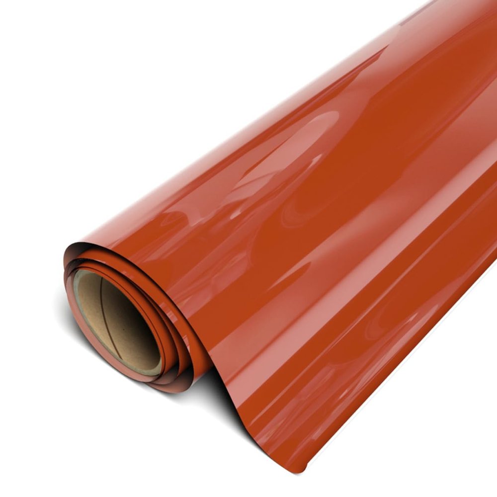 Siser EasyWeed EcoStretch Heat Transfer Vinyl, 11.8" x 50yd Roll (Texas Orange) - Compatible with Siser, Cricut, Silhouette and Other Professional/Craft Cutters - CPSIA Certified