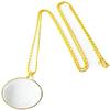 magnifying glass necklace for women Magnifying Glass Pendant Magnifying Glass Necklace Magnifying Glasses Pendant Magnifier Magnifying Glass Monocle Reading Necklace Magnifier Loupe for Books Newspape view 1