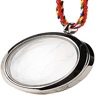 magnifying glass necklace for women Magnifying Glass Pendant Magnifying Glass Necklace Magnifying Glasses Pendant Portable Necklace Magnifier Magnifying Glass Hanging Pendant Chain Reading Magnifier L