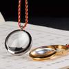 magnifying glass necklace for women Magnifying Glass Pendant Magnifying Glass Necklace Magnifying Glasses Pendant Portable Necklace Magnifier Magnifying Glass Hanging Pendant Chain Reading Magnifier L view 4