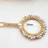 SaVgu Magnifying Glass Necklace for Women Magnifying Glass Necklace Magnifying Glass Pendant Magnifying Glasses Pendant 5X Necklace Glass Lens Loupe Magnifying Glass Pendant view 2