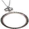 magnifying glass necklace for women Magnifying Glass Necklace Magnifying Glass Pendant Magnifying Glasses Pendant 6X Magnifying Glass Necklace Mini Portable Retro Pendant Magnifier Necklace HD Lens Gl view 1