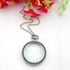 magnifying glass necklace for women Magnifying Glass Necklace Magnifying Glass Pendant Magnifying Glasses Pendant 6X Magnifying Glass Necklace Mini Portable Retro Pendant Magnifier Necklace HD Lens Gl view 2