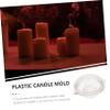 LALAFINA 5pcs Floating Candle Mould for DIY Candle Making Durable Epoxy Mold Wedding and Home Decor Shape view 3
