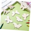 OFFSCH 54pcs Unfinished Butterfly Cutouts Smooth Natural Wood Craft Supplies for Projects Home Festival Decorations for Painting and Personalization view 3