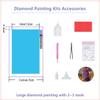 Yeefion Diamond Painting Kits for Adults,Turtles 5D DIY Diamond Art Kits Full Square Drill Embroidery Cross Stitch Crystal Rhinestone Gem Art for Home Wall Christmas Decorations Gift 20x40in YF-12798 view 3